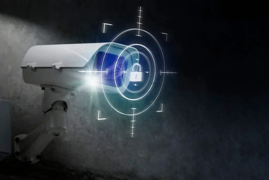 AXIS 2 cctv security technology with lock icon digital remix scaled